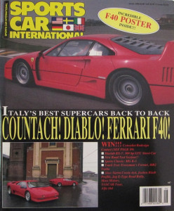 SPORTS CAR INTERNATIONAL 1990 JUNE - F40 v DIABLO v COUNRACH, MG-K3, MARIAH